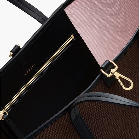 RADLEY LONDON Brown Tote with Black Trim - Picture 3 of 3